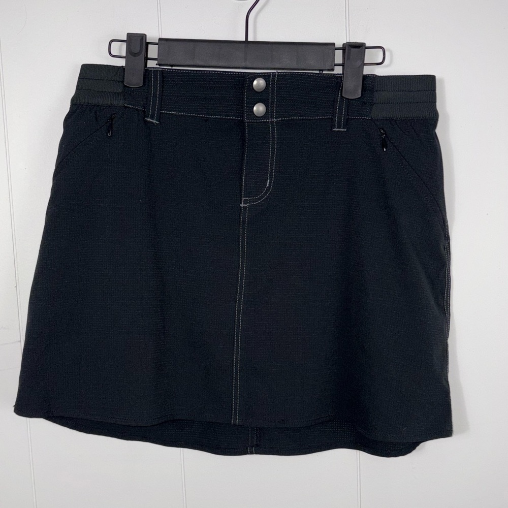 KUHL Black Stretch Spandex ATHLETIC SKORT Hiking Gym Summer Shorts Sz Women's 6